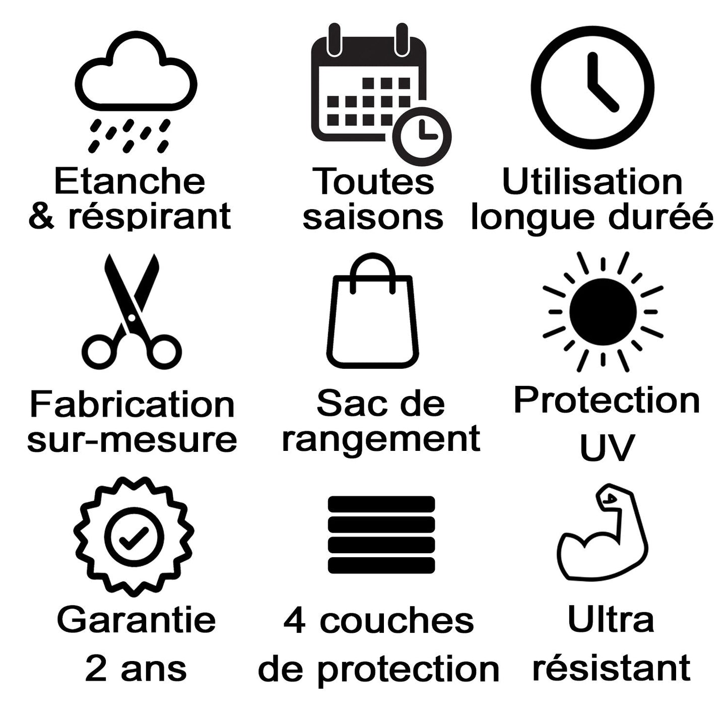 Bâche de protection Nissan Note 2004 à 2011, protégez votre véhicule toute l'année