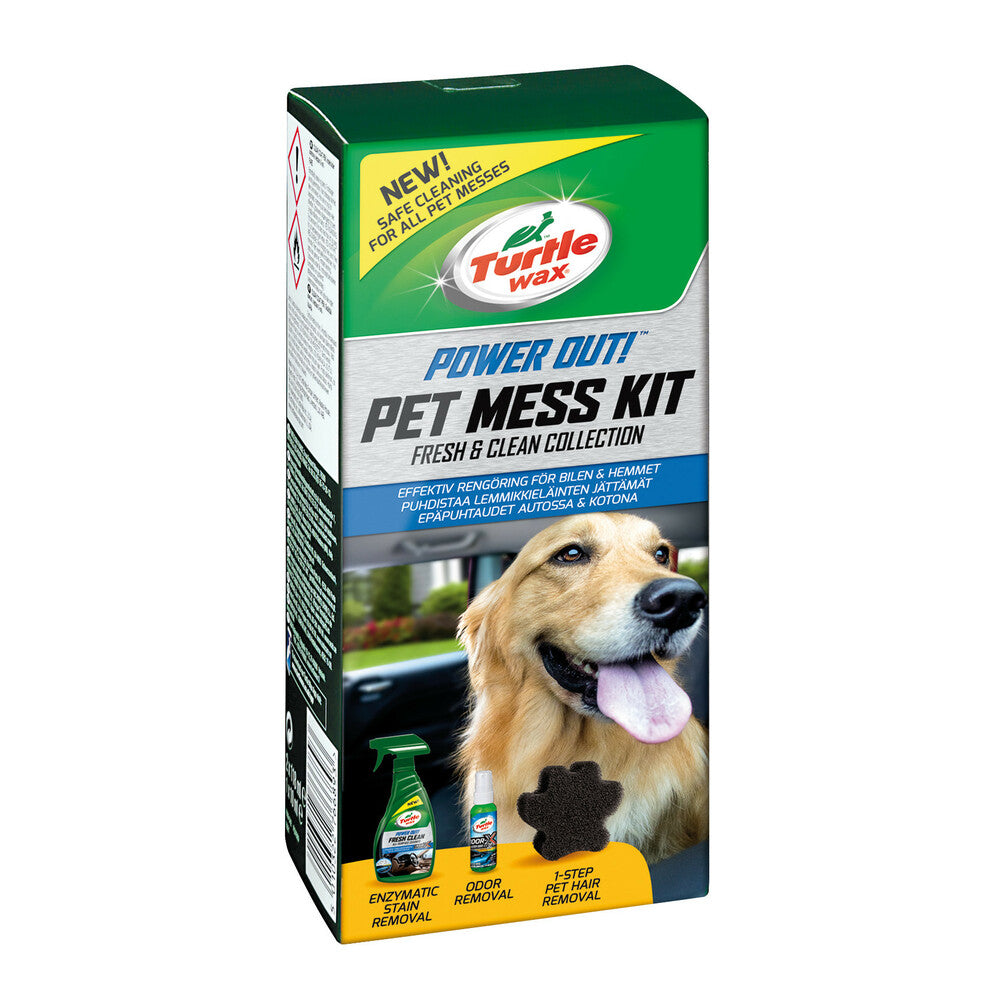 Kit animaux à bord, la solution contre taches, poils et odeurs - 500+59 ml